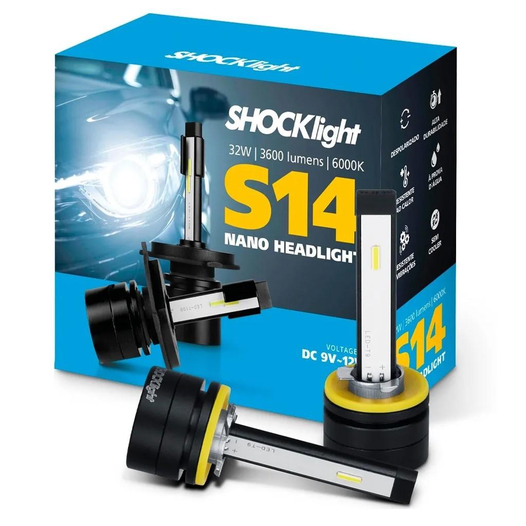 Lâmpadas LED Shocklight S14: Iluminação Automotiva Superior