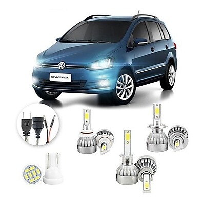 Lâmpadas LED Spacefox: Iluminação Ultra Forte 20000lm