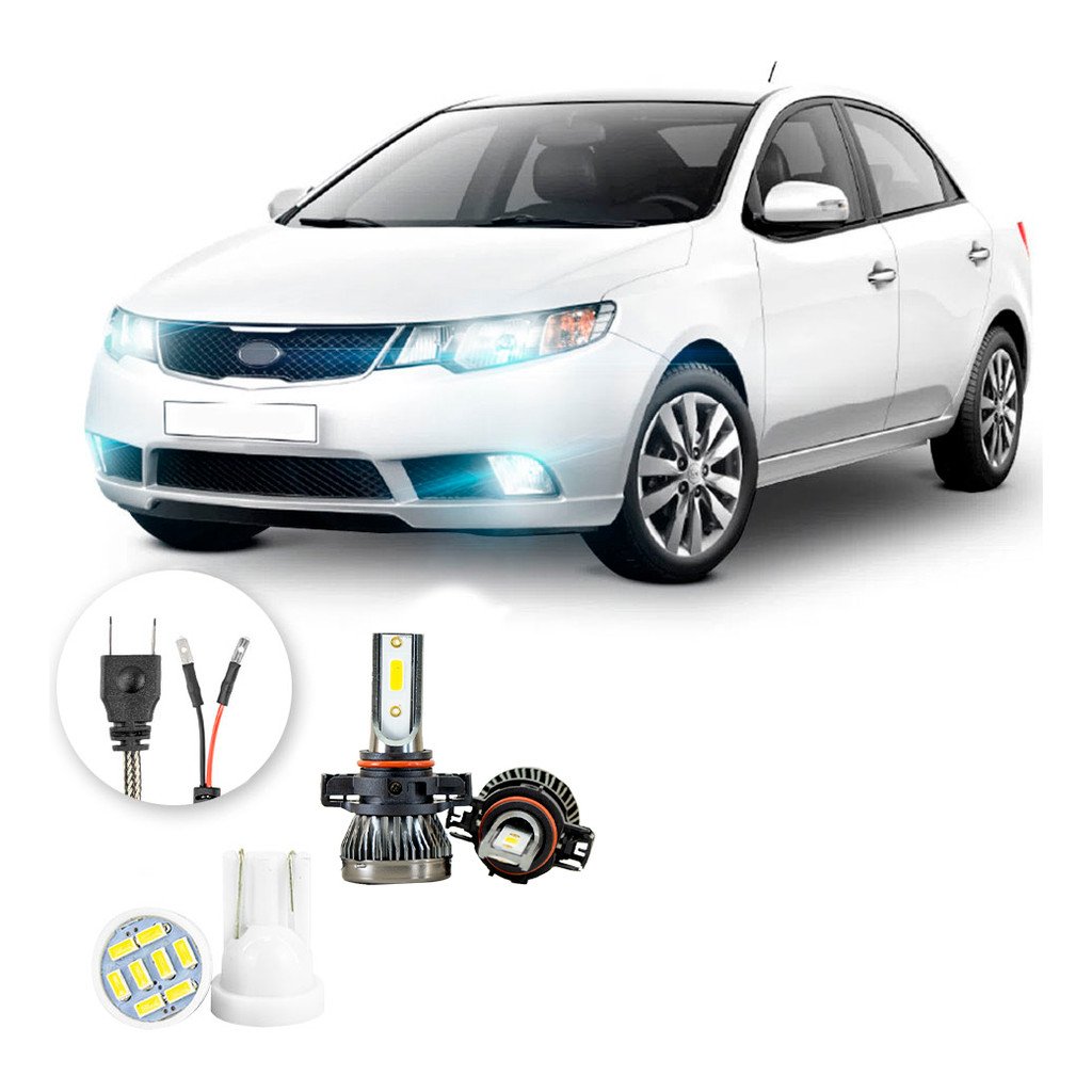 Lâmpadas LED Ultra Nano 22000lm para Kia Cerato 2009-2013