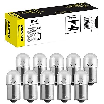 Lâmpadas Moto Haloway R10W: Sinalização Eficaz