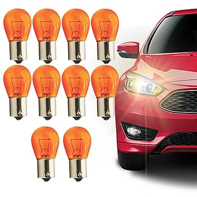 Lâmpadas PY21W: Kit 10 Luzes de Sinalização Automotivas