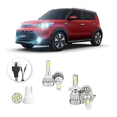 Lâmpadas Ultra LED Kia Soul 20000LM: Faróis com 20.000 Lumens