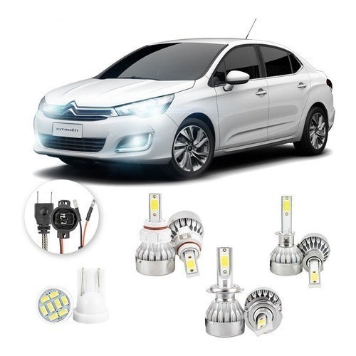 Lâmpadas Ultra LED para Citroën C4 Lounge: 20.000 Lumens