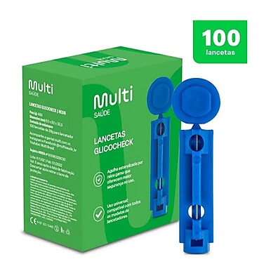 Lancetas Care Plus 28G – 100 Unidades para Glicemia