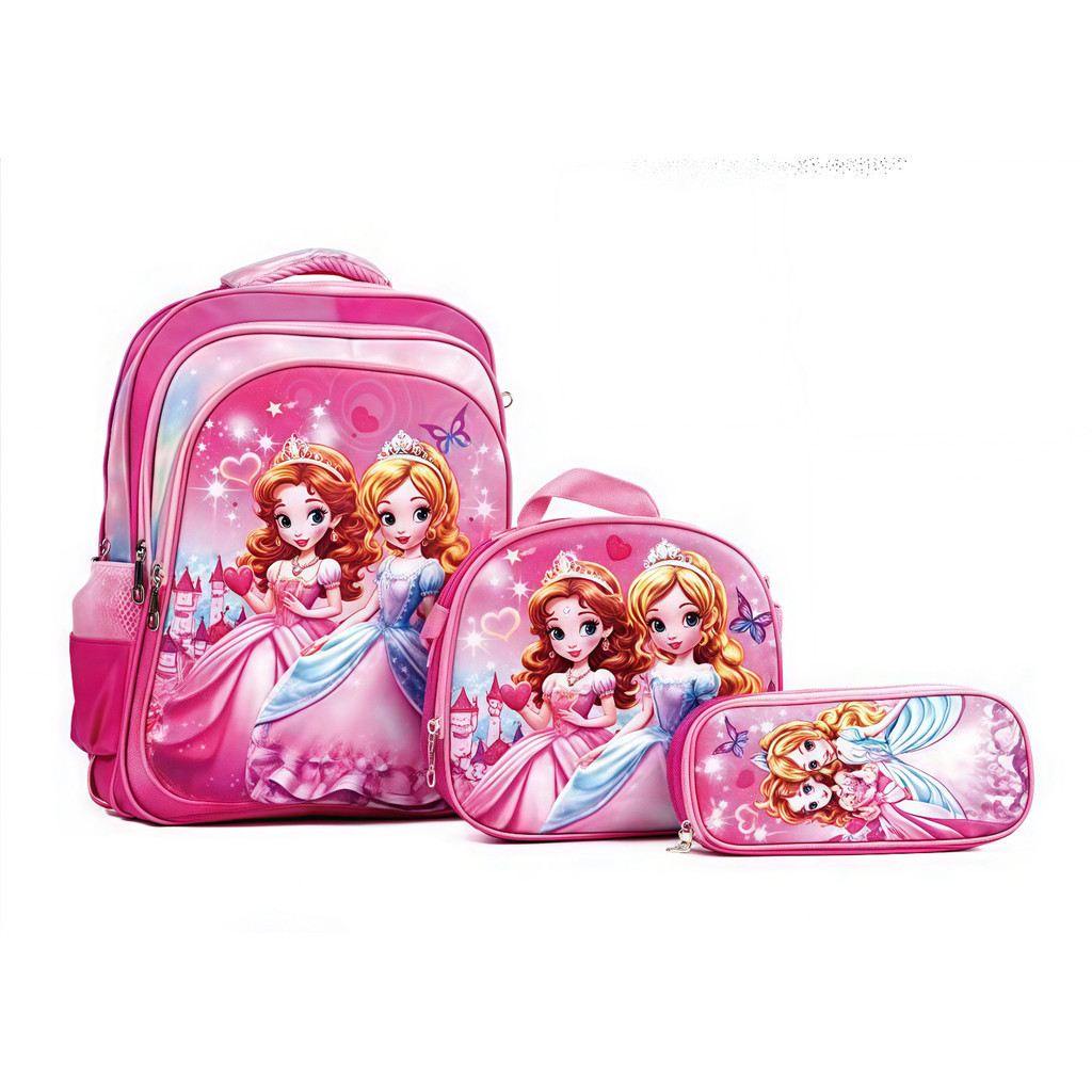 Lancheira Infantil 3D com Lâmpada para Meninas – ANJGG