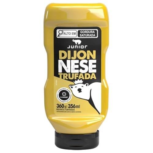 Maionese Trufada Dijon Junior Dijonnese Lanches Frasco 360g