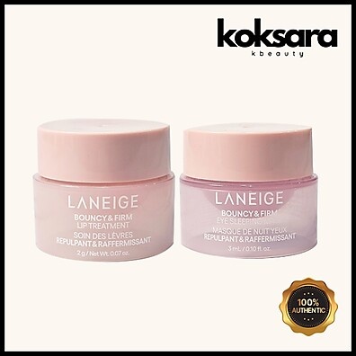 Laneige Bouncy & Firm: Máscara Facial + Tratamento Labial