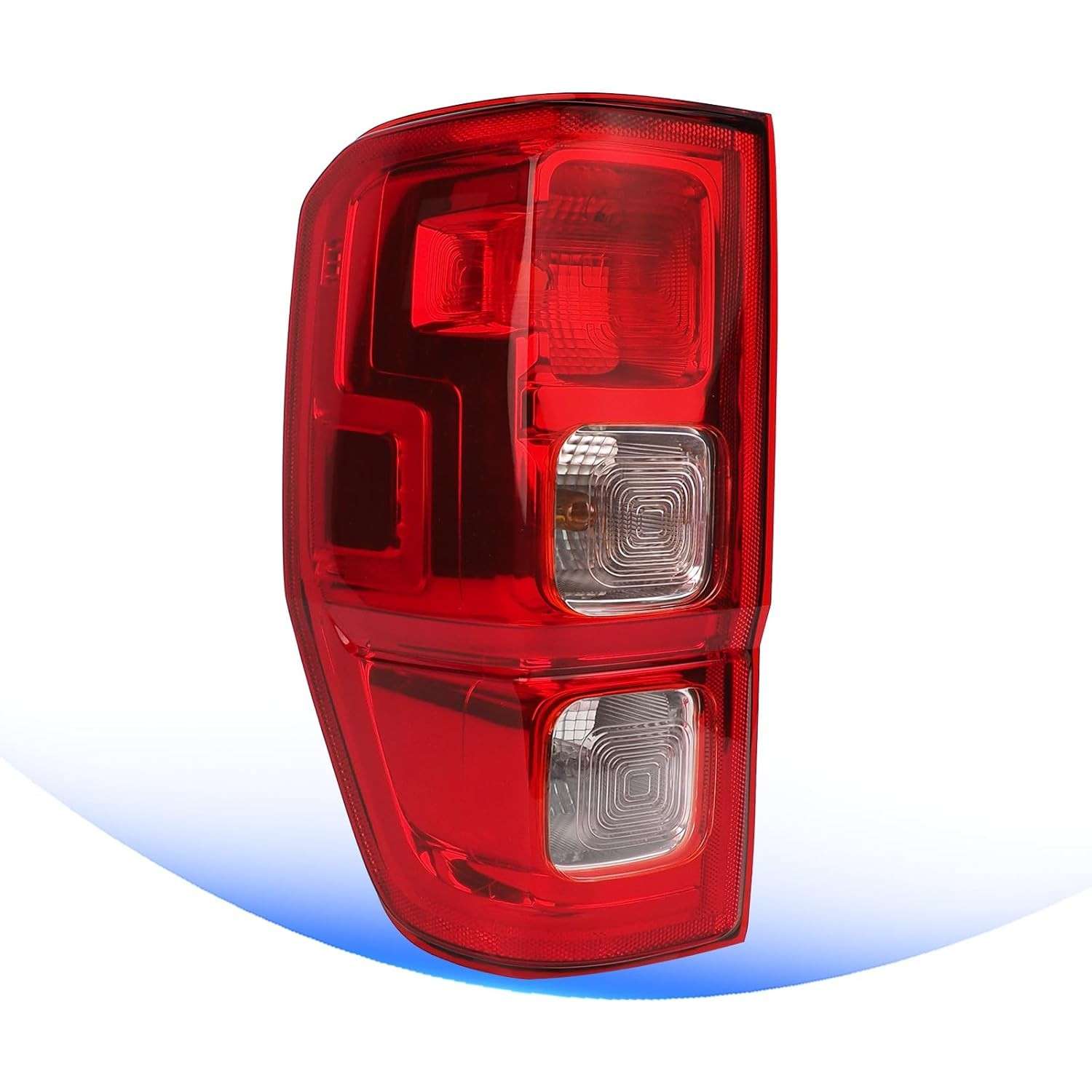 Lanterna Traseira Ford Ranger XL 2019-2023 Lado Esquerdo - Halógena, Sem Ponto Cego, Completa com Chicote e Lâmpadas