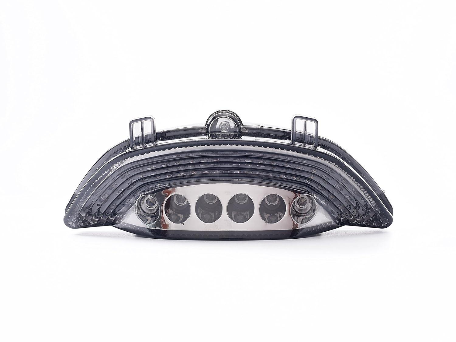 Lanterna Traseira LED Fumê com Seta Integrada para Yamaha VMAX 09-13