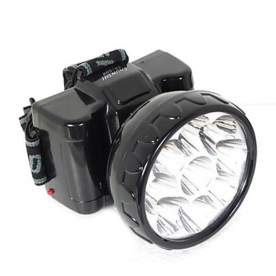 Lanterna de Cabeça 9 LEDs: Ilumine Suas Aventuras!