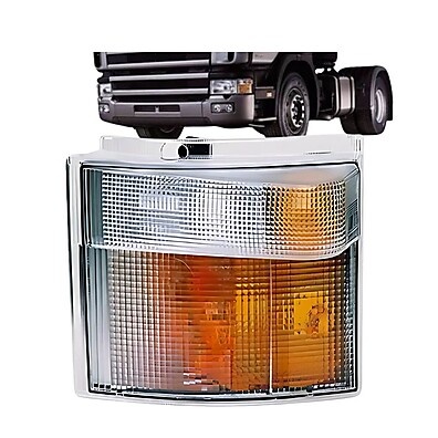 Lanterna Pisca Scania S4: Lado Esquerdo (Motorista)