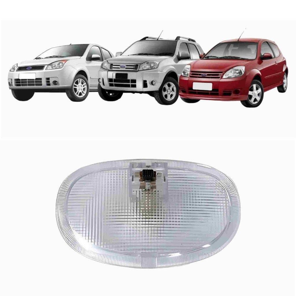 Lanterna Teto Fiesta Ka 2008-2013: Iluminação Interna