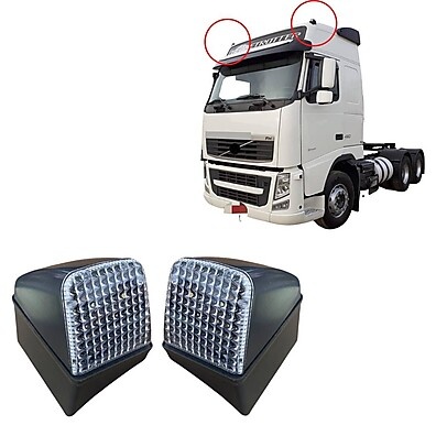 Lanterna Teto Volvo FH/FM: Full LED Cristal