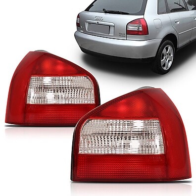 Lanterna Traseira Audi A3: Iluminação Bicolor e Segurança