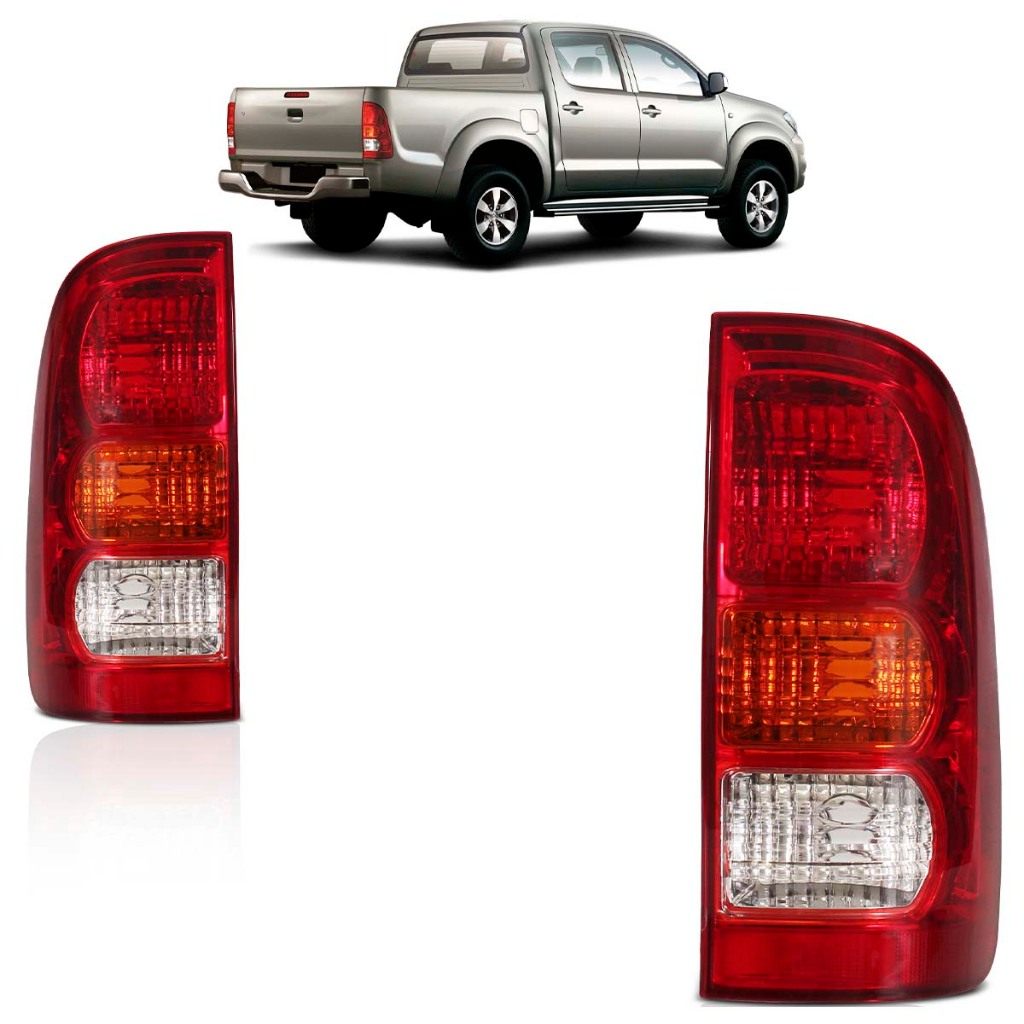 Lanterna Traseira Hilux SR Tricolor 2005-2009: Design Moderno e Durabilidade