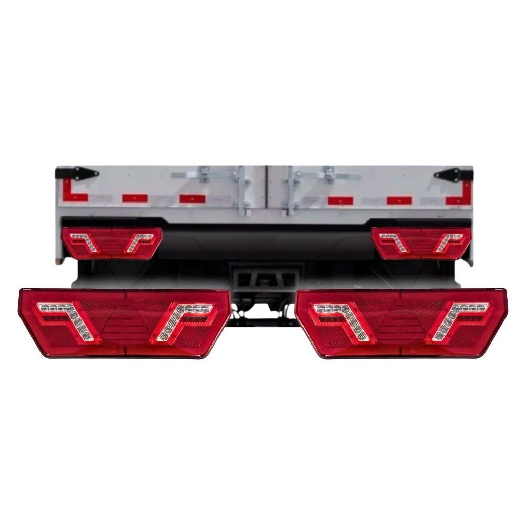 Lanterna Traseira LED 24V: Ilumine sua Carga!