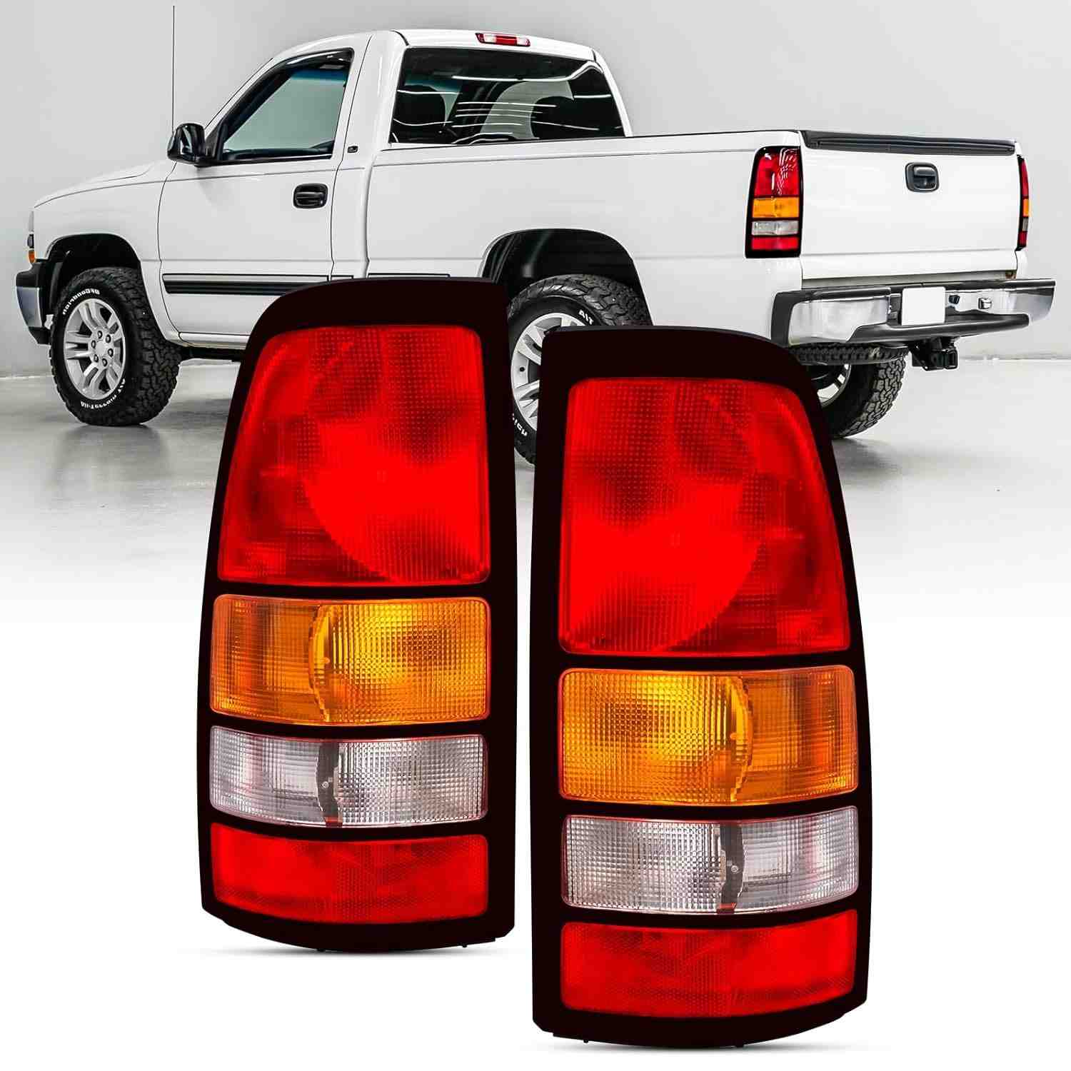 Lanternas Traseiras Específicas para Chevy Silverado & GMC Sierra 1999-2006 - Estilo Black Edition