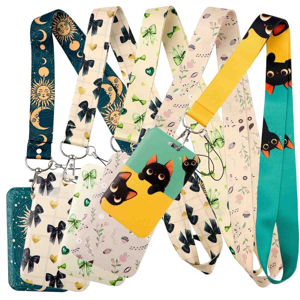 Lanyard Kawaii: Porta Crachá Floral e Divertido!