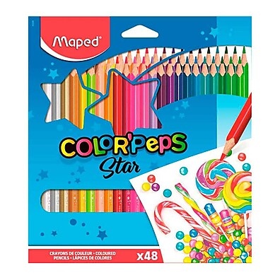 Lápis de Cor Color'Peps Star 48 Cores: A Arte Sem Limites!