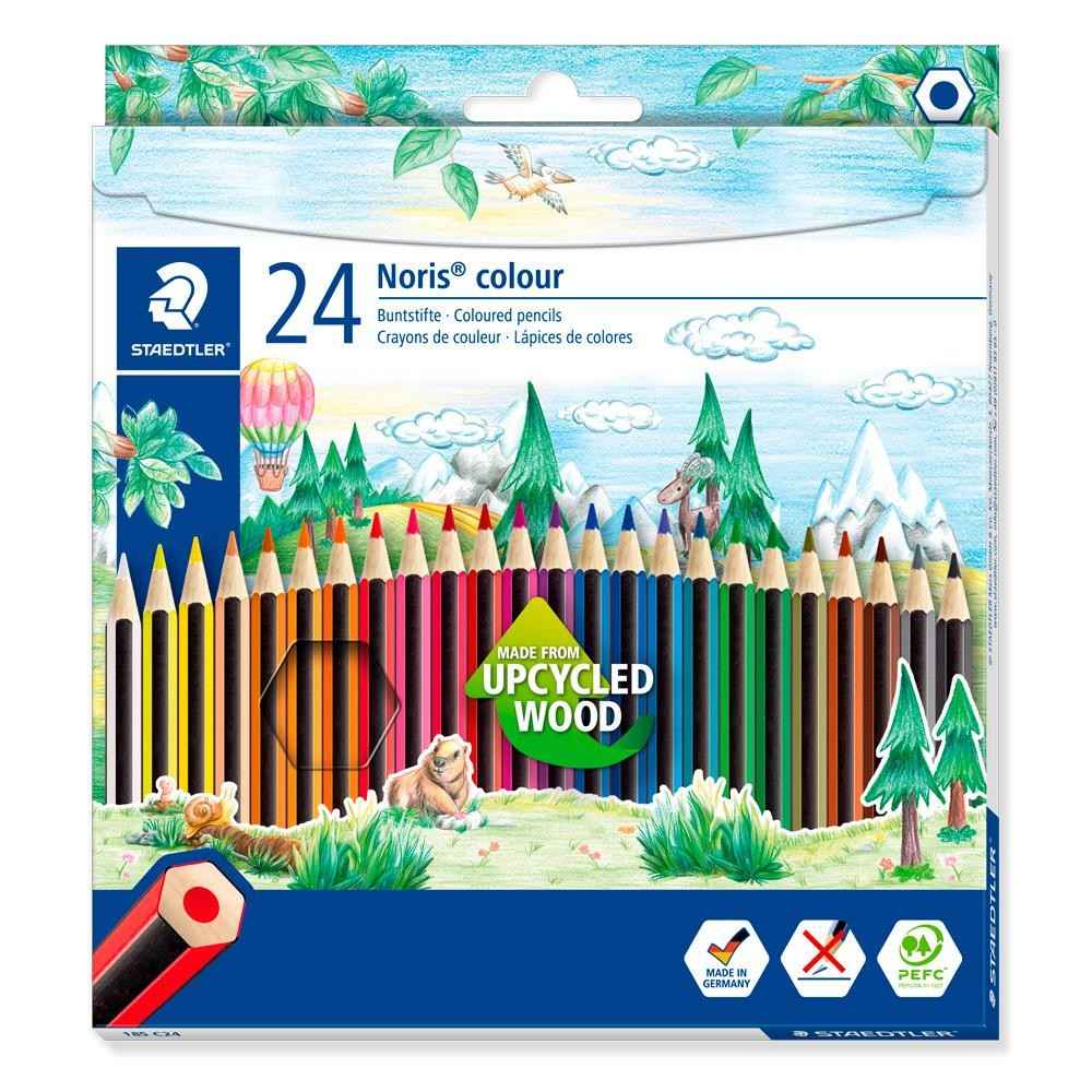 Lápis de Cor Noris Staedtler: 24 Cores Vibrantes!