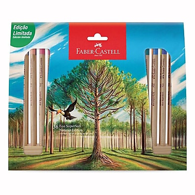 Lápis de Cor SuperSoft 36 Cores Natural Edition
