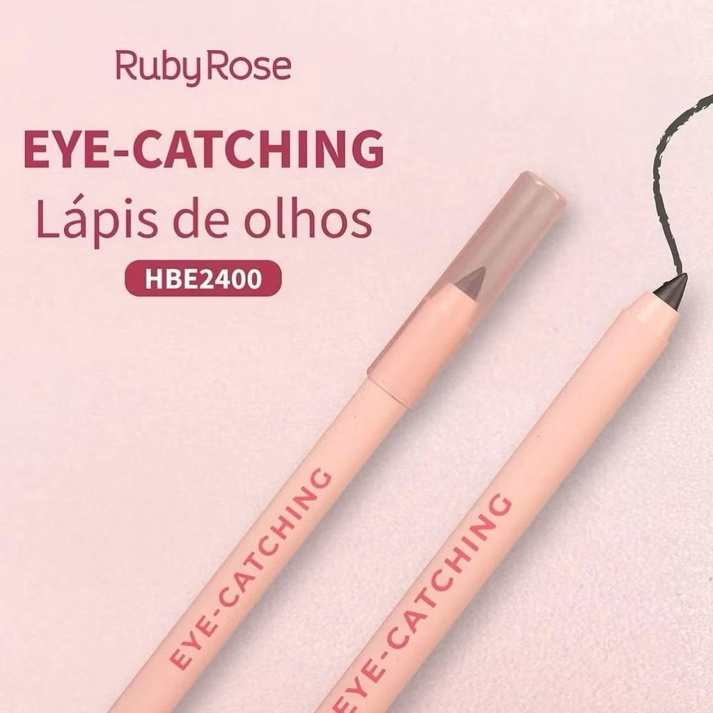 Lápis de Olho Preto Ruby Rose: Delineador Intenso e Duradouro
