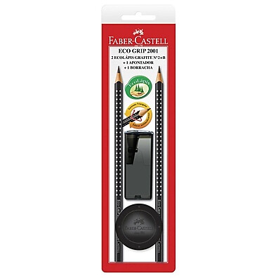 Lápis Faber Castell Grip Preto: Conforto e Precisão