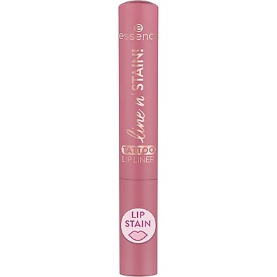 Lápis Labial Stain Tattoo Essence 01 – Nude-Pink Que Dura o Dia Todo