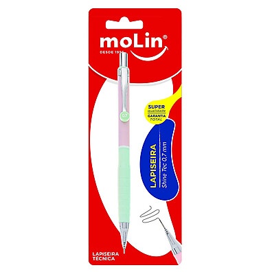 Lapiseira Técnica Molin Shine Tec 0.7mm: Precisão e Conforto