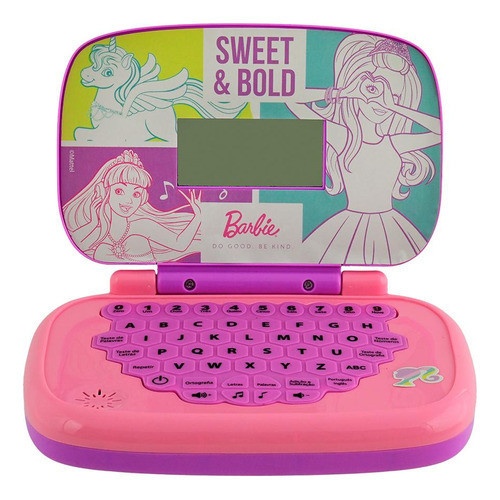 Laptop Barbie Bilíngue: Aprender Brincando!