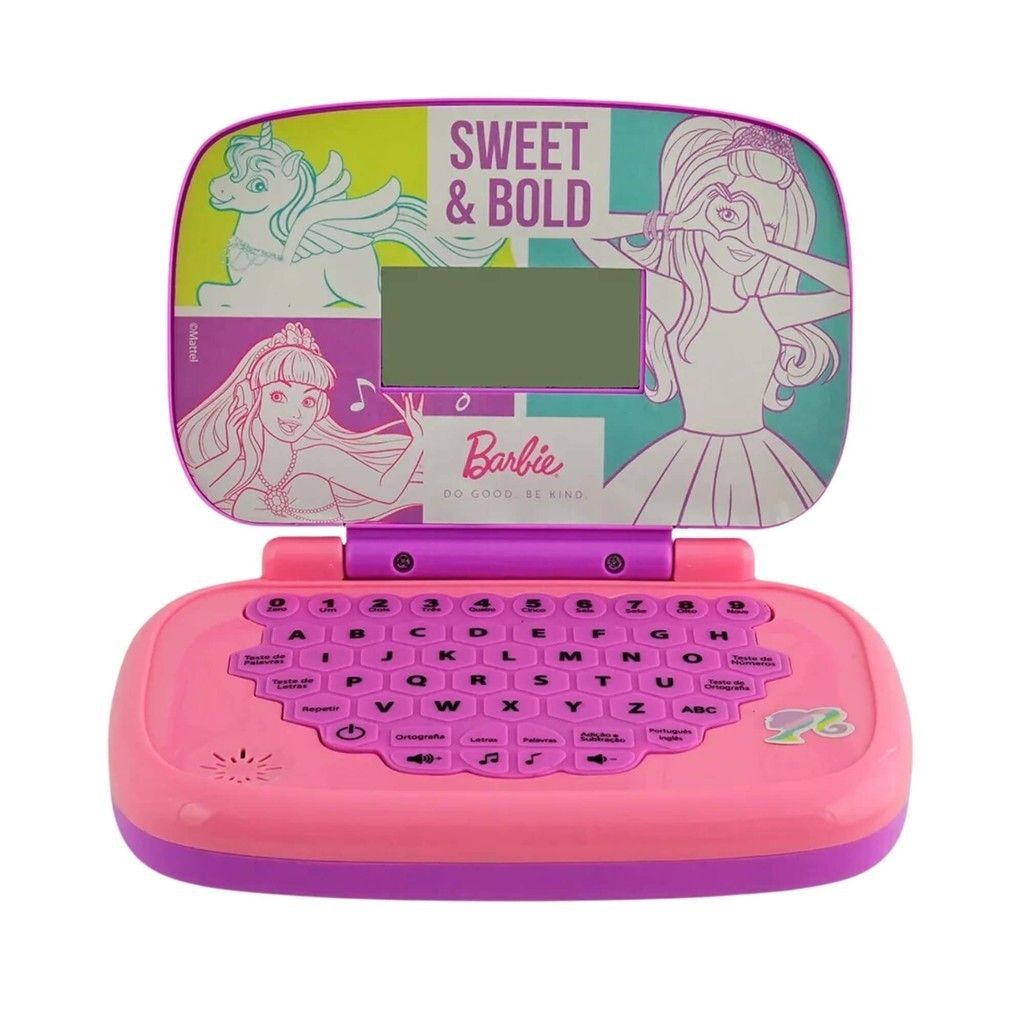 Laptop Barbie Educativo: Diversão Bilíngue!