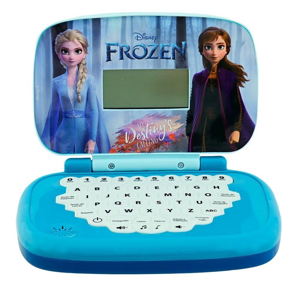Laptop da Frozen Bilíngue: Aprenda Brincando com Anna e Elsa!