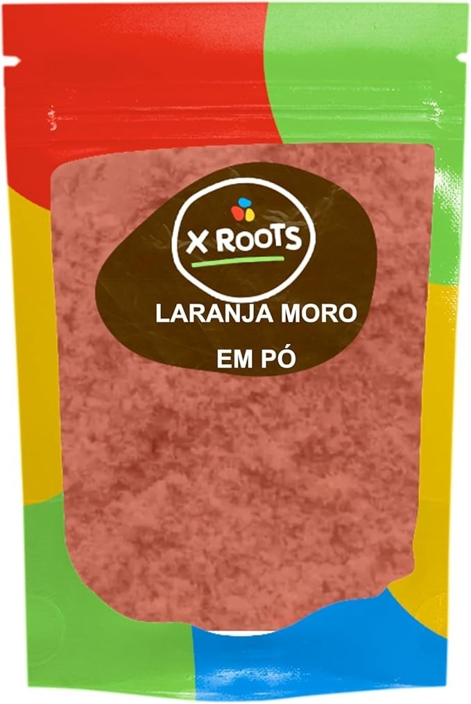 Laranja Moro em Pó 100% Pura 500gr - X Roots