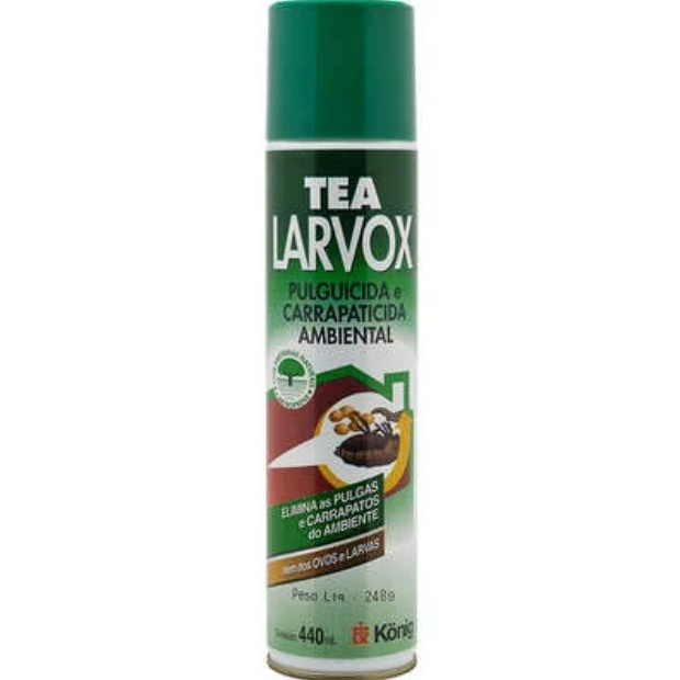 Larvox 440ml: Elimine Pulgas e Carrapatos!