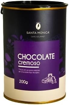 Chocolate em pó Europeu Santa Mônica - Lata 200 g