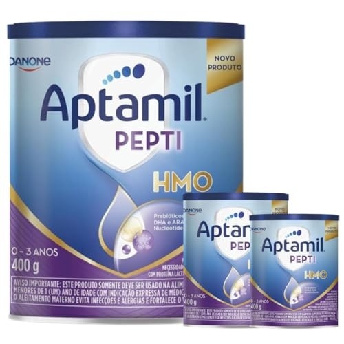 3 Latas- Fórmula Infantil em pó Pepti Hmo 400gr
