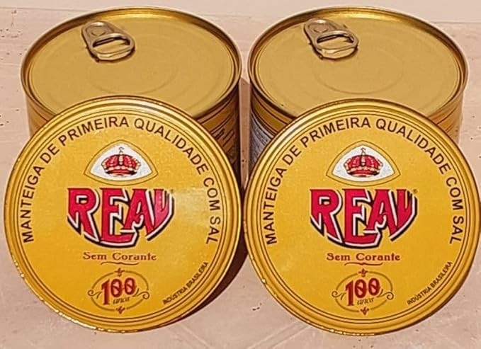 Manteiga Mineira Real, Kit com 2 Latas, 200g Cada