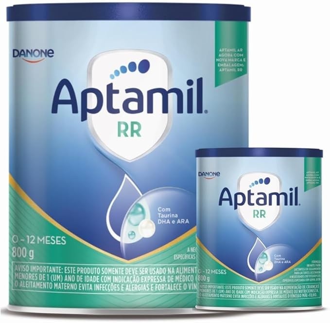 2 Latas - Fórmula Infantil em pó RR Danone -800 Gr