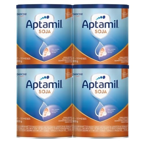 Fórmula Infantil Aptamil Soja 800g - Kit 4 latas