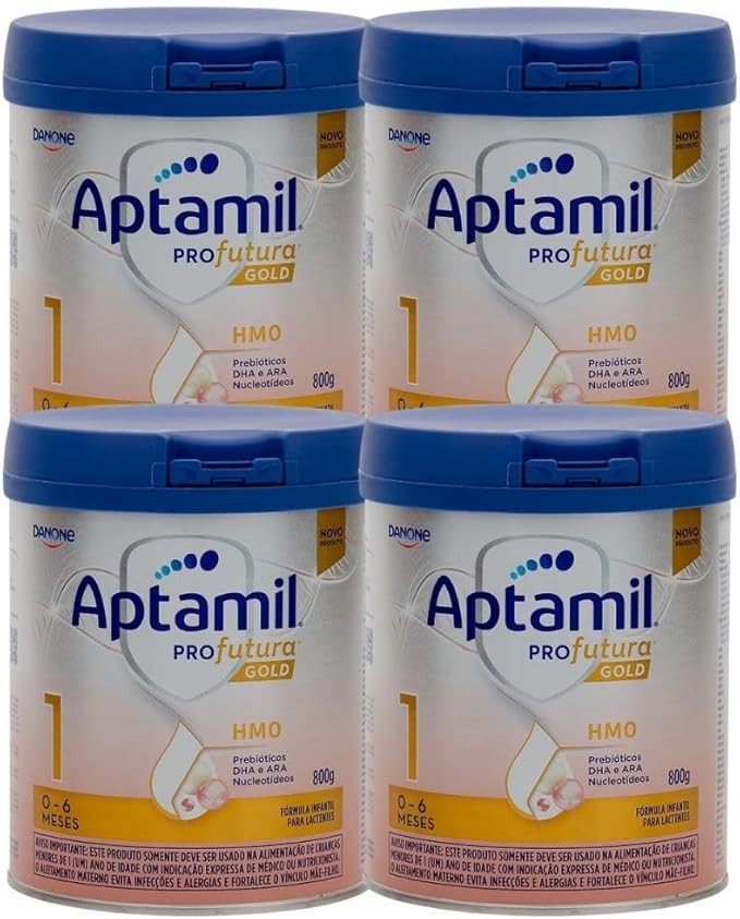 Fórmula Infantil Aptamil Profutura Gold 1 800g - Kit 4 latas