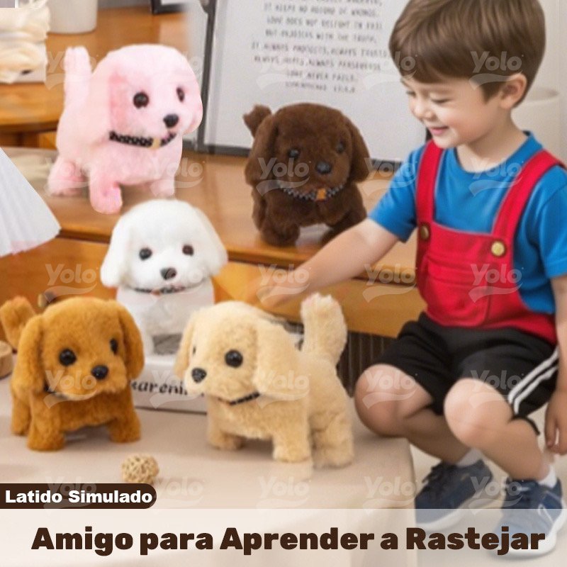 Cachorrinho Interativo: Pula, Anda e Late! 🐶
