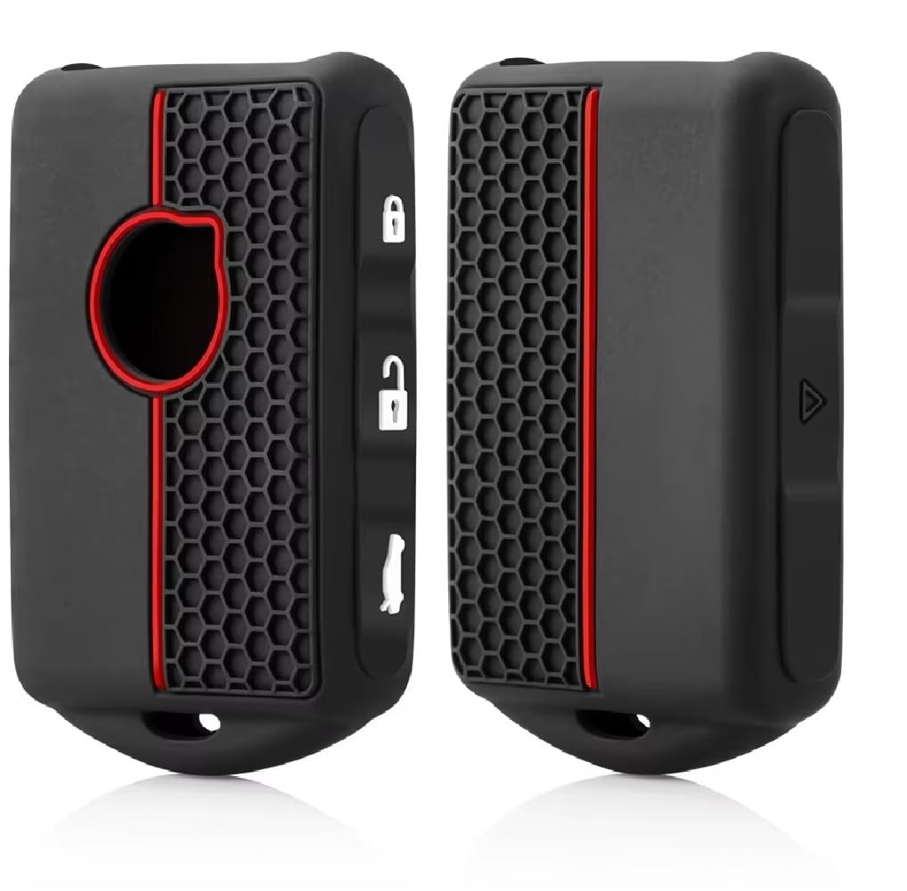 Capa Protetora Silicone Chave Volvo XC40 XC60 XC90 S60 S90 V60 V90 C40 (Modelo 01 - Botões Laterais)