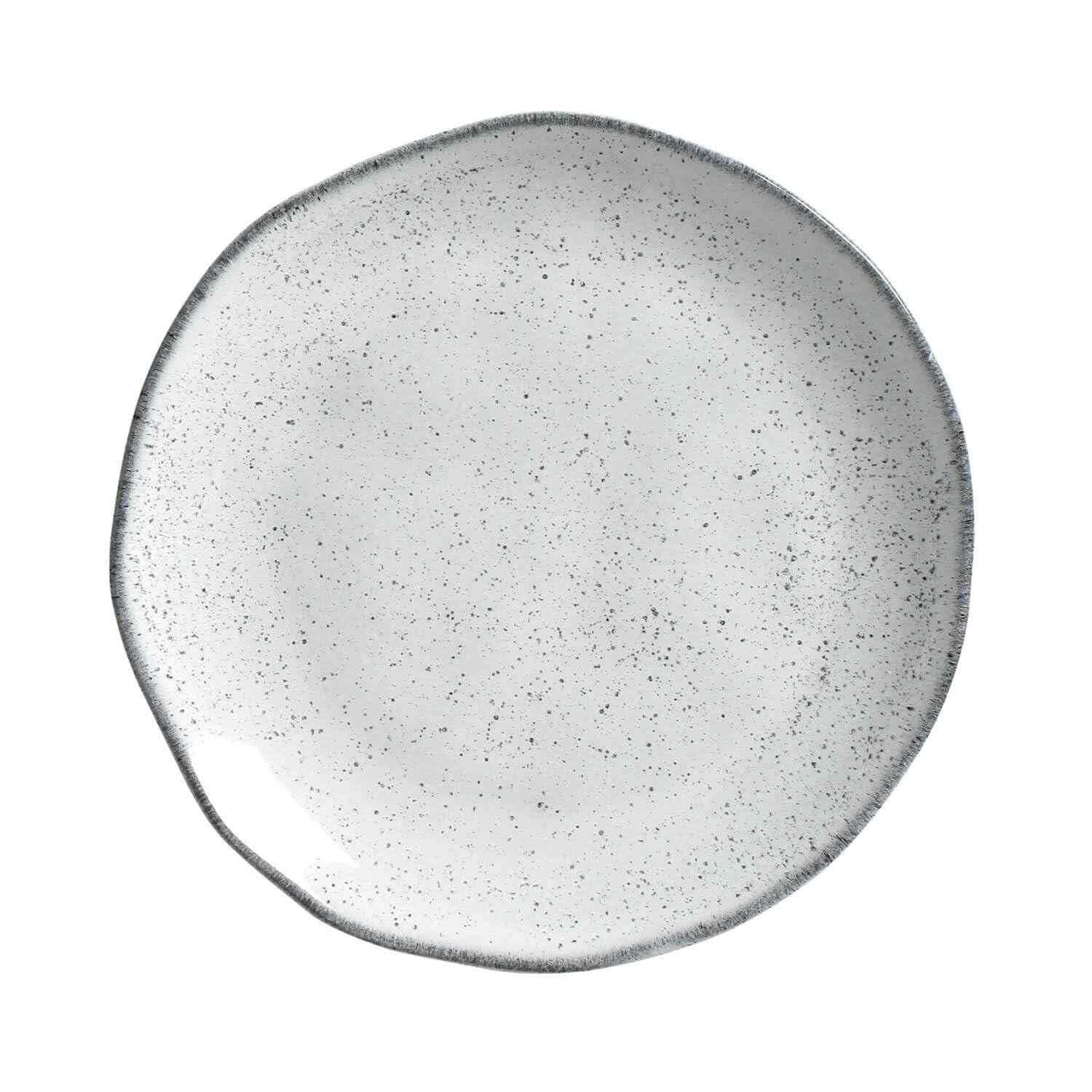 Conjunto com 6 Pratos de Sobremesa Orgânico Echo - Porto Brasil | Seguro para Microondas e Lava-louças
