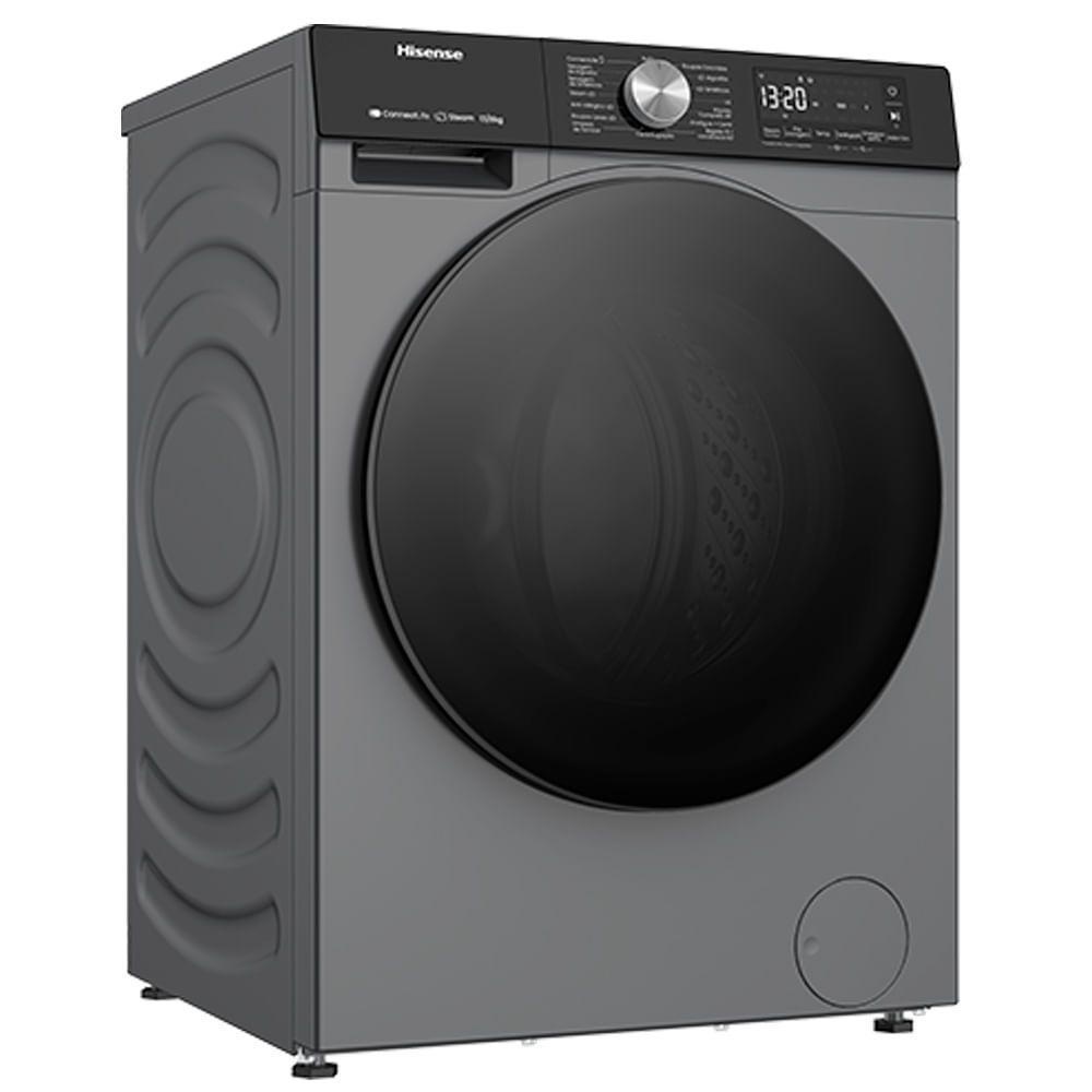 Lava e Seca Hisense 11kg Titanium: Wi-Fi e Steam!