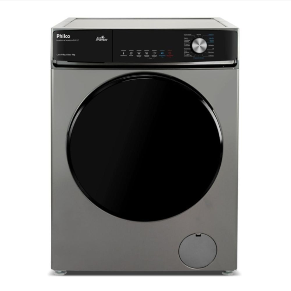 Lava e Seca Philco 11kg Inox: Economia e Praticidade