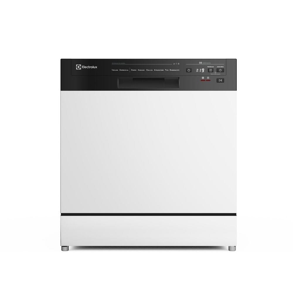 Lava-Louça Electrolux 8 Serviços: Lava & Seca em 50min!