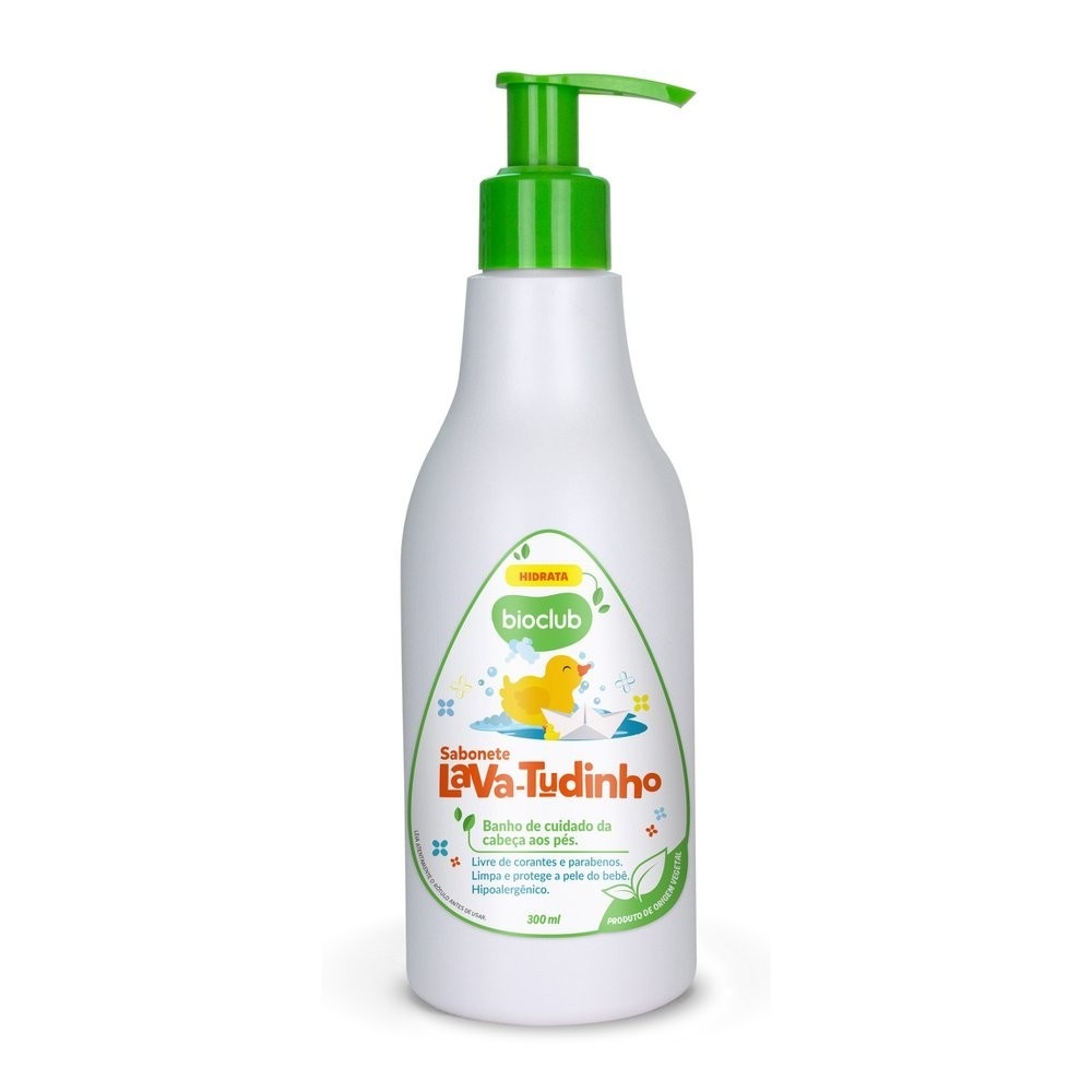 Lava Tudinho Bioclub: Sabonete Infantil Natural 300ml