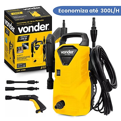 Lavadora de Alta Pressão Vonder 1300 Lbf: Limpeza Imbatível!
