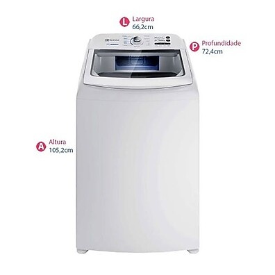 Lavadora Electrolux 17kg: Roupas Limpas e Sem Manchas!