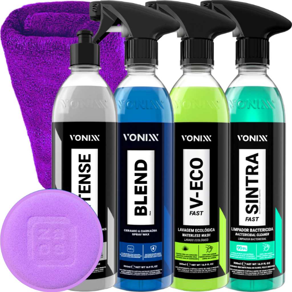 Lavagem a Seco Vonixx: Kit Completo e Profissional